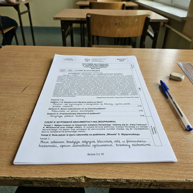 Arkusz Polski Ustny Pytania Niejawne Egzamin Ósmoklasisty 2026